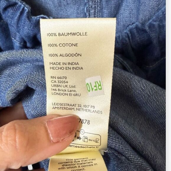 We The Free Freebird Shortalls L Romper - Picture 9 of 11